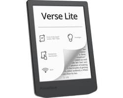 PocketBook Verse Lite e-reader – 6 inch E Ink Carta-scherm – 8 GB – Midnight Grey