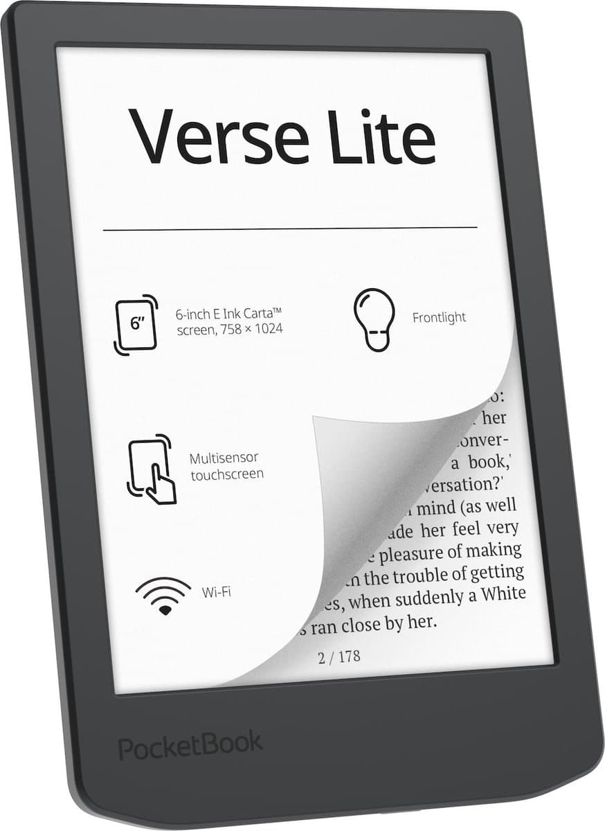 PocketBook Verse Lite Grijs — afbeelding 1