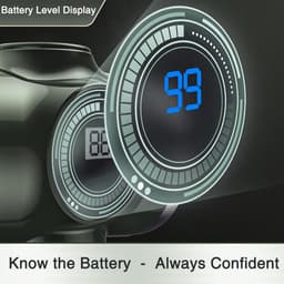 Krachtige mini-autostofzuiger, groot batterijdisplay, draadloze handstofzuiger voor grondige reiniging — thumbnail 3