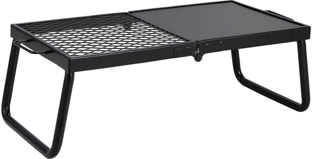 Houtskoolbarbecue (BBQ) - Opvouwbare Tafelbarbecue/Campinggrill - Draagbaar - Afmeting 57 x 28,5 x 23 cm - Tot 300 °C - Inclusief Grillrooster & Grillplaat - Voor Camping & Tuin — afbeelding 1
