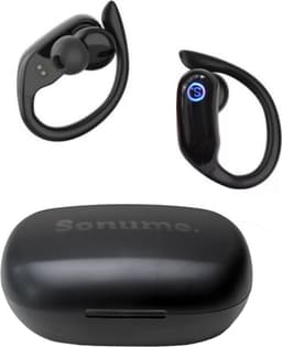 Sonume Sport Pro - Draadloze Oordopjes - 36 uur Batterij - Bluetooth In Ear Sport Oortjes met Oorhaak - Hardlopen, Fitness & Fietsen - IPX7 Waterdicht - Zwart — thumbnail 5