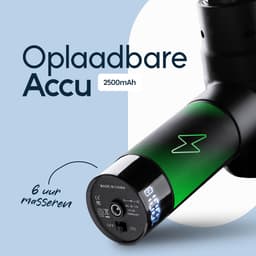 Bellies Family – Massage gun PRO – Samengesteld door MSc. Fysio – Incl. App – 12 Snelheidsstanden – Diepe Spierstimulatie (12mm) – Met Druksensor & LCD Touchscreen – Stil & Krachtig — thumbnail 5