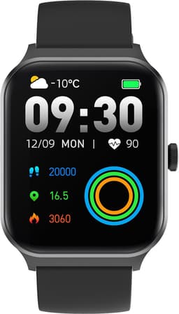 oTronica Smartwatch dames - Smartwatch Heren - Stappenteller - Full Screen - Fitness Tracker - Activity Tracker - Smartwatch Android & IOS - Zwart — thumbnail 4