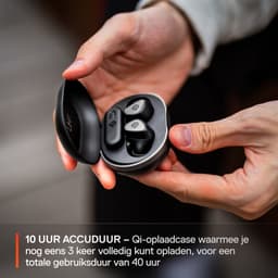 Arctis GameBuds — Actieve Noisecancellation — Mobiele app met audiopresets — 40 uur accuduur met Qi-oplaadcase — PC, Mobile & Playstation — Zwart — thumbnail 5