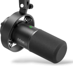 FIFINE - K688 - USB / XLR - Dynamische Microfoon - Streaming - Podcasting - Gaming - Geschikt voor PS4 / PS5 / PC - Zwart — thumbnail 1