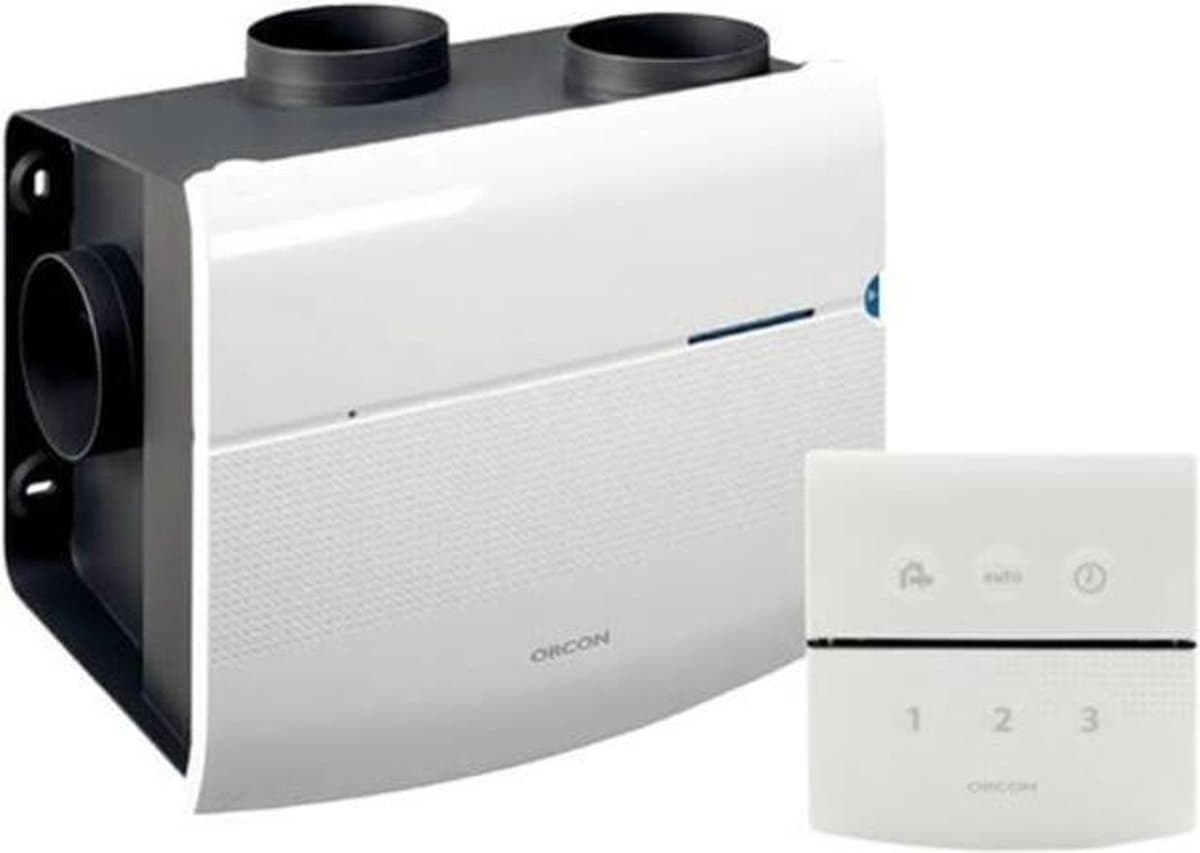 Orcon combinatie pakket randaarde stekker MVS 15R 520m³/h + RFT bediening — afbeelding 1