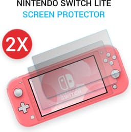 2 Stuks - Tempered Glass Screenprotector Protection Kit geschikt voor de Nintendo Switch Lite - Screen Protector Set - Dual Pack — thumbnail 2