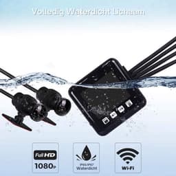Thuys – Luxe Dashcam Motor Pro – Motorfiets Camera – Motocam – Met WiFi – Dubbele 1080P Camera – Sony Beeldsensor – 150° Kijkhoek — thumbnail 2