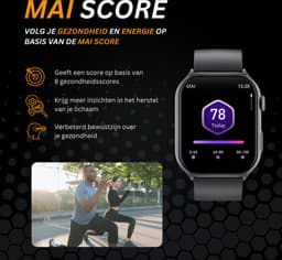 Smartwatch GTS7 Pro - Sporthorloge - iOS & Android - Stappenteller en Hartslagmeter - Evolueren — thumbnail 3
