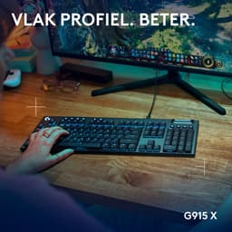Logitech G915 X - Bedraad Gaming Toetsenbord - Tactile - Qwerty - Zwart — thumbnail 3