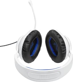 JBL Quantum 100P Wit/Blauw - Gaming Headset voor PlayStation - Bedraad - Over-Ear - PS4/PS5, PC, Xbox & Nintendo Switch — thumbnail 4
