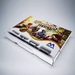 Opvouwbare BBQ - Draagbare opvouwbare grill met rooster - Portable Vouw Barbecue met Tas - Festival BBQ - Camping - Zomer - Park - Rechthoekig - 40 x 27 x 20 cm - Chroom — thumbnail 5