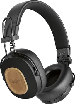 House of Marley Positive Vibration Riddim Bluetooth Koptelefoon - Hoofdtelefoon met Kabel - Draadloos - Met Microfoon - 50 uur batterij - Quickcharge - Zwart — thumbnail 1
