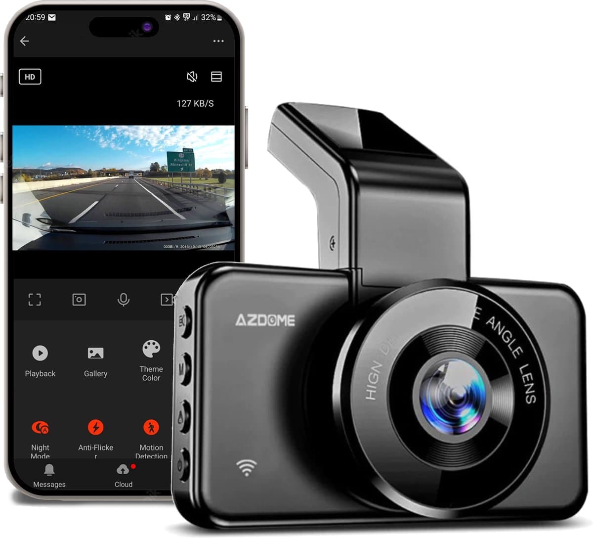 Azdome - M17Pro - Dashcam — afbeelding 1
