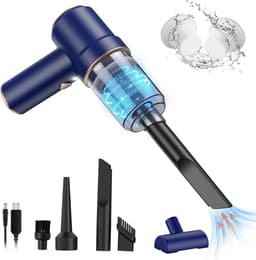 Krachtige oplaadbare Handheld Vacuum Cleaner - 2 in 1 Zuigen Blowing - Lichtgewicht voor Home Pet Hair en Car Cleaning — thumbnail 1