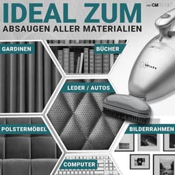 Handstofzuiger met 700 Watt & laag gewicht voor kussens-auto's-computers Vacuum Cleaner met 6m kabel & permanent stoffilter — thumbnail 2