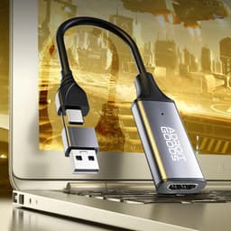AdroitGoods HD Capture Card - HDMI naar USB-A / USB-A - Video Capture - Cam link - Video grabber - Streamen — thumbnail 5