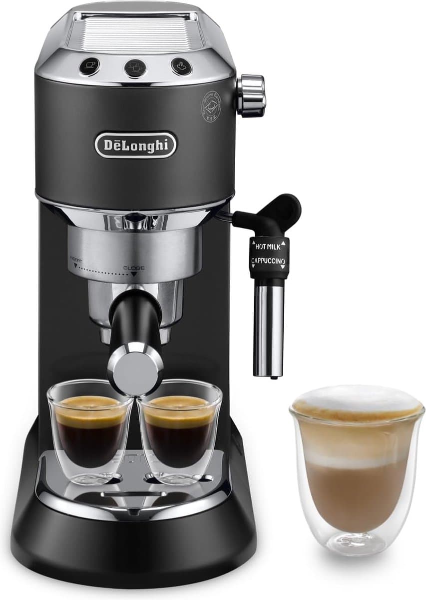 DE LONGHI Dedica Pump Espresso EC685.BK - Pistonmachine - Zwart — afbeelding 1