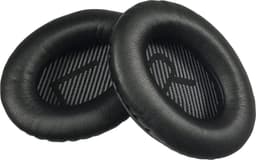 Somstyle Oorkussens Geschikt voor Bose QuietComfort 25/35/35II, QC25, QC35, QC35 II & QC45 Koptelefoon - 2 Stuks - Zacht Schuim - Eiwitleer - Zwart — thumbnail 1