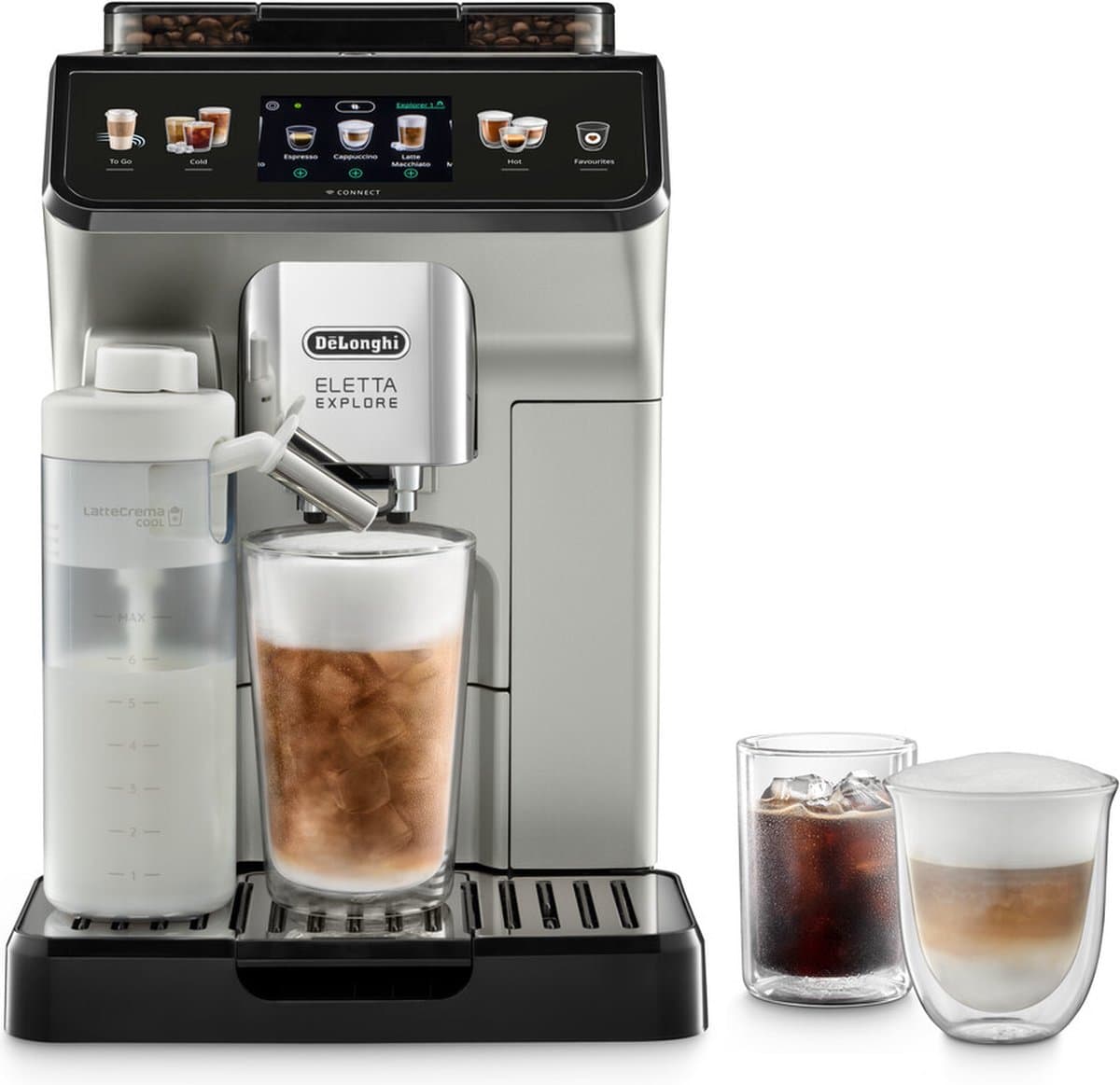 De'Longhi Eletta Explore ECAM450.65.S - Volautomatische espressomachine - Silver — afbeelding 1