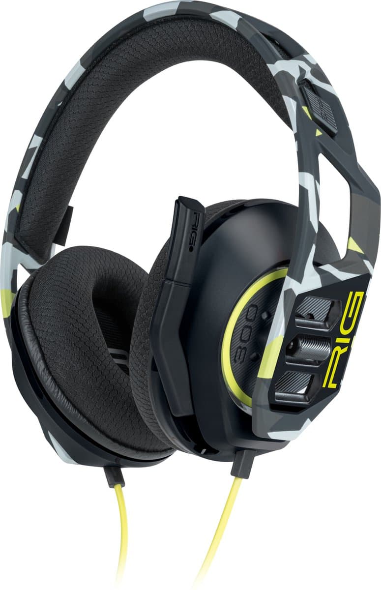 Nacon RIG 300 HSW Pro Bedrade Gaming Headset - PS5 & PS4 - Acid Camo — afbeelding 1
