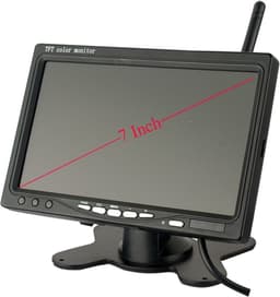 BrandWay Draadloze Achteruitrijcamera set met 7 inch scherm - Achteruitrij Camera Draadloos voor Auto / Camper / Caravan / Vrachtwagen / Landbouwmachines — thumbnail 2
