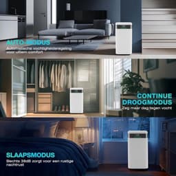 Thuys - Mobiele Luchtontvochtiger 12L/dag – 200W – 2L Watertank – Slaapmodus – Voor Slaapkamer, Badkamer, Kelder en Woonkamer — thumbnail 2