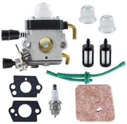 GELLDG Carburateurkit voor Grasmaaier - Motoronderdelen voor Grasmaaier - Geschikt voor STIHL FS55 FS38 - Complete Set met Accessoires - Metalen Constructie — thumbnail 1