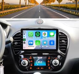 Autoradio 4/64 met Carplay en Android auto | Geschikt voor Nissan Juke 2 2010-2015 | Radio scherm met Navigatie | 2010 2011 2012 2013 2014 2015 | YF15 — thumbnail 1