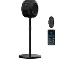 Cycplus F1 Pro Cardio - Fitness Fan met Afstandbediening - Air Mover - Ventilator - met App - Vloerventilator - Hartmeter - Cycling fan - Fiets ventilator - Indoor - met Standaard