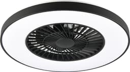 Fantiluxe - Ingrid - Plafondventilator met verlichting - Zwart - Ø90cm - Afstandsbediening - Met lamp - Plafond ventilator - Slaapkamer — thumbnail 5
