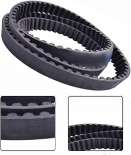 Motorriem - Vervangriem Grasmaaier - Maaien Tuin - Duurzame Prestaties - 128T 1-1/8 inch - Zwart — thumbnail 3