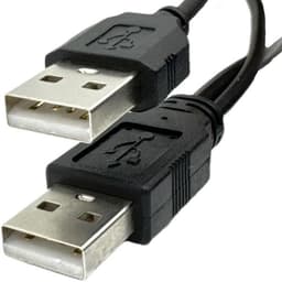 SATA naar USB Adapter - Externe Harde Schijf Kabel - Data Overzetten - Dubbele USB Poort - 25 cm - Zwart — thumbnail 1