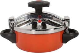Pressure Cooker, 2L Small Pressure Cooker Stainless Steel for Pressure Foodie or Steaming, Compatible Induction Hob Gas Home Hob — thumbnail 1