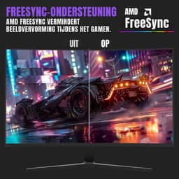 SVN® Gaming Monitor 240hz - Gaming Monitor -Zwart - ‎‎19 x 55 x 42 cm; 3.88 kg — thumbnail 4