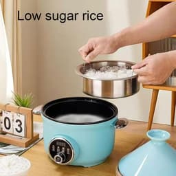 Snelkookpan - Multicooker Stoofpot - Gezond Koken - Intelligente Functies - 3.2 Liter - Zwart — thumbnail 5