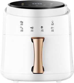 Heteluchtfriteuse Oven - Olievrije Friteuse - Gezond Koken - Snelle Luchtcirculatie - 8 Liter XXL - Wit — thumbnail 1