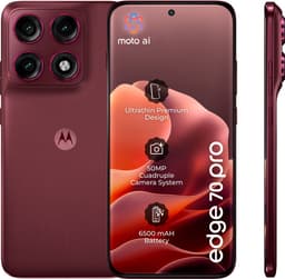 MOTOROLA Edge 70 Pro Zinfandel - 256 GB Rood — thumbnail 1