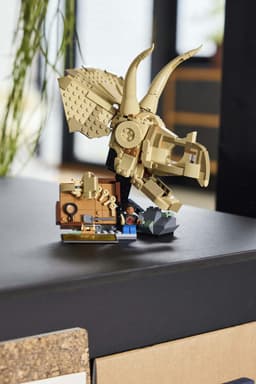 Lego Jurassic World 76969 Dinosaurusfossielen: Triceratops Schedel Bouwstenen — thumbnail 2