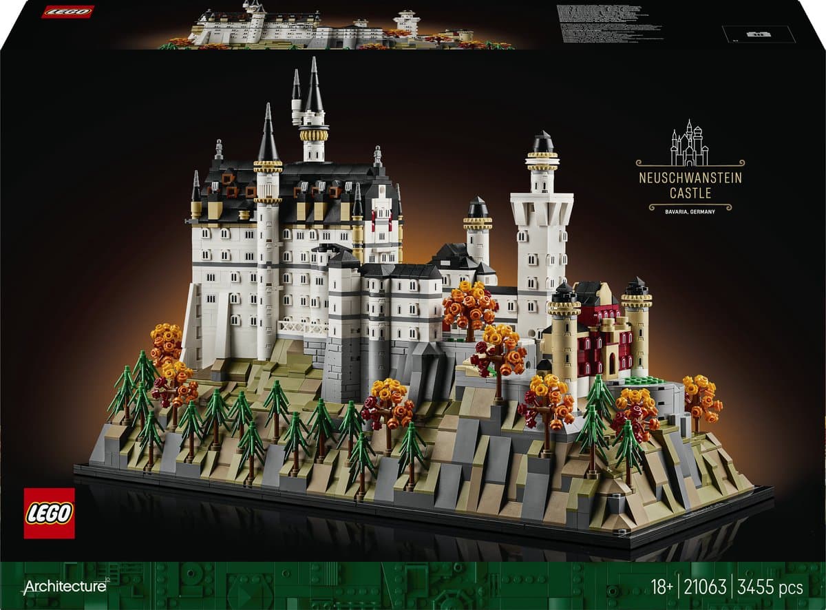 Lego Architecture 21063 Slot Neuschwanstein Bouwstenen — afbeelding 1