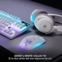 SteelSeries Aerox 3 Gen 2 Draadloze Gaming Muis Ghost — thumbnail 2