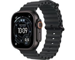 Apple Watch Ultra 3 Cellular 49mm Black Titanium Case with Black Ocean Band