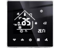 Slimme Thermostaat - Temperatuurregelaar WiFi - Verwarming Instellen - Week Programmering - 86x86 mm - Wit