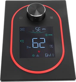 Slimme Thermostaat - Programmeerbaar Display - Temperatuur Regeling - App Bediening - 130x88mm - Zwart — thumbnail 5