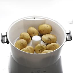 Aardappelschilmachine Elektrisch - Automatische Schillen - Grote Hoeveelheden Schillen - Eén Knop Bediening - 1kg Capaciteit - Wit — thumbnail 5