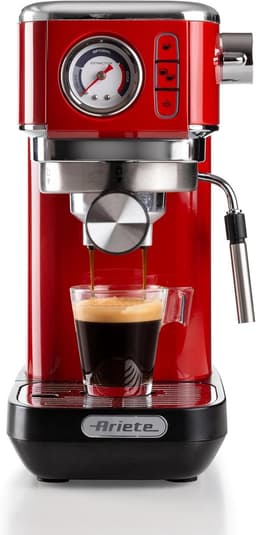 Espresso Machine - Koffiezetapparaat - Thuis Koffie Maken - Maxi-Cappuccino Functie - 11 Liter Tank - Rood — thumbnail 5