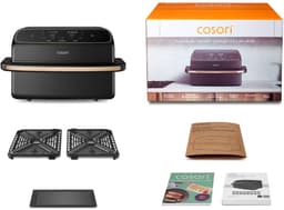 Cosori Twinfry Dual Blaze Compact - Heteluchtfriteuse Zwart 86 L 2700 W Aantal Frituurmanden: 1 — thumbnail 2