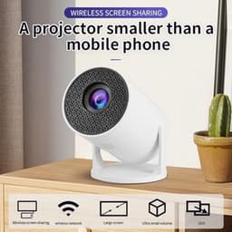Dailygoody - Mini Projector - Draagbare Buitenprojector - Volledige HD 1080P - Wit - Wifi en Bluetooth - Geschikt voor Thuisbioscoop - Compact formaat — thumbnail 5