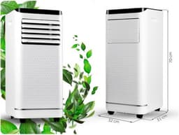 Thuys - Mobiele airco 9000 BTU 4-in-1 met ventilator en ontvochtiger - Energiezuinig en slim — thumbnail 4