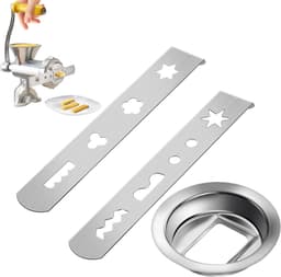 Dailygoody - VCSJW 2-delige Spuitmond Set voor Keukenmachine - RVS Pastry Accessoires met 8 Mallen — thumbnail 1